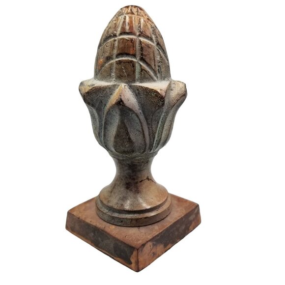 Vintage Pineapple Finial Decor Paperweight - Picture 4 of 10